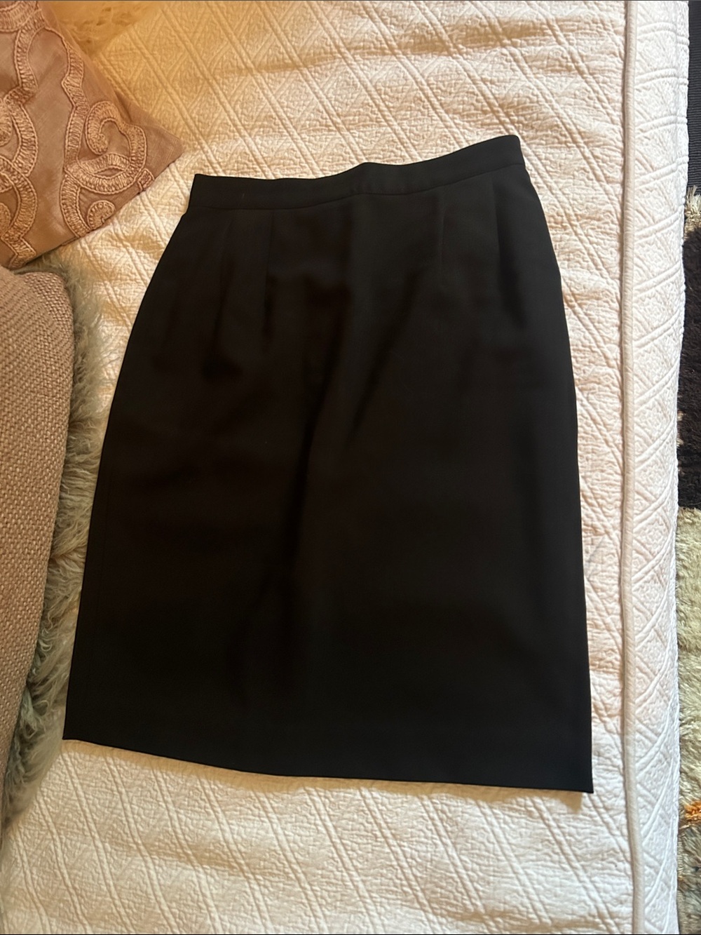 Zanella Classic Black Women's Pencil Skirt